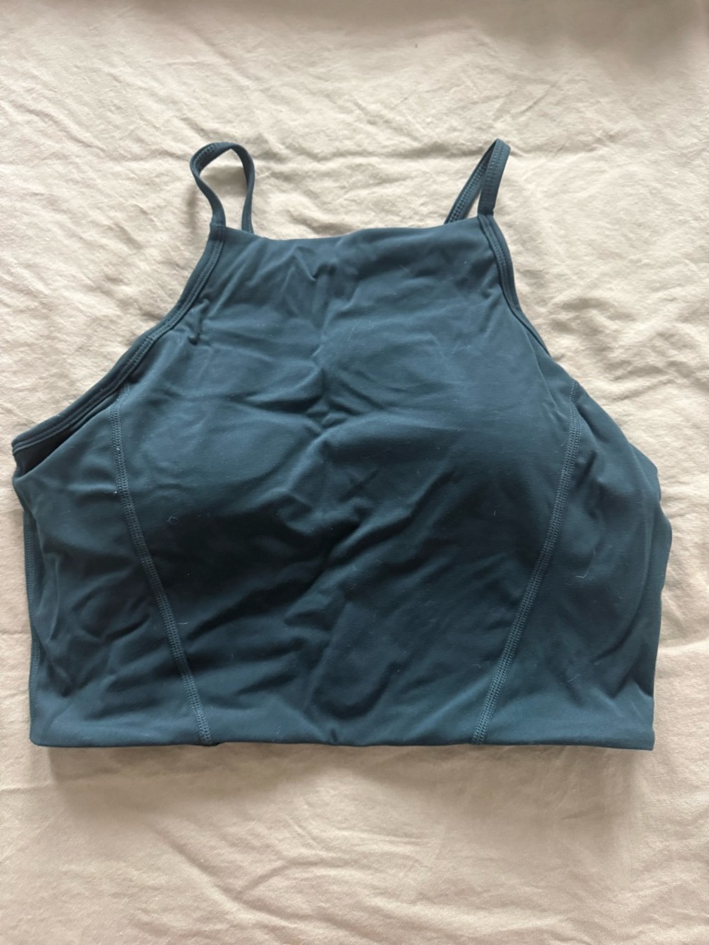 BuffBunny Deep Teal Strappy Crop Top
